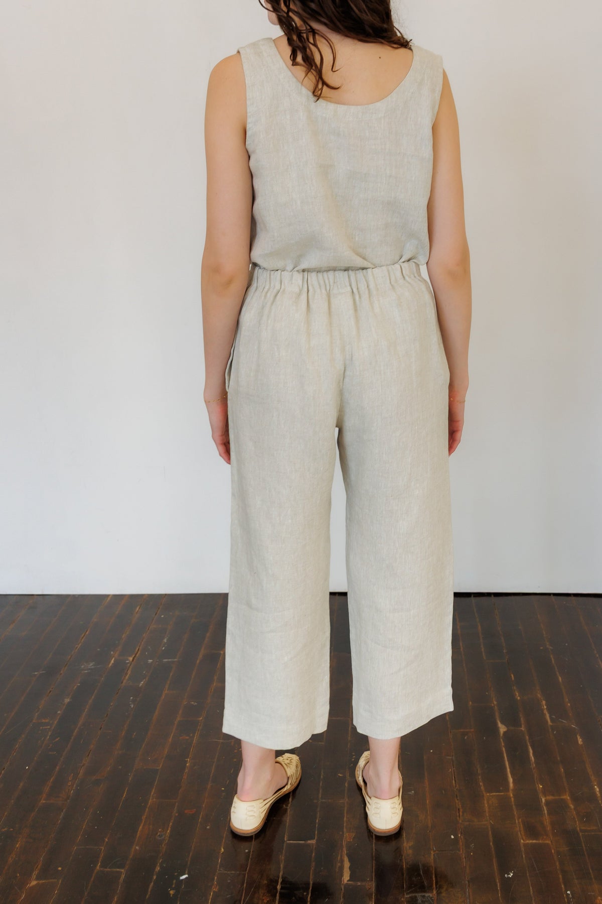 The Harmony Trousers in Natural Linen