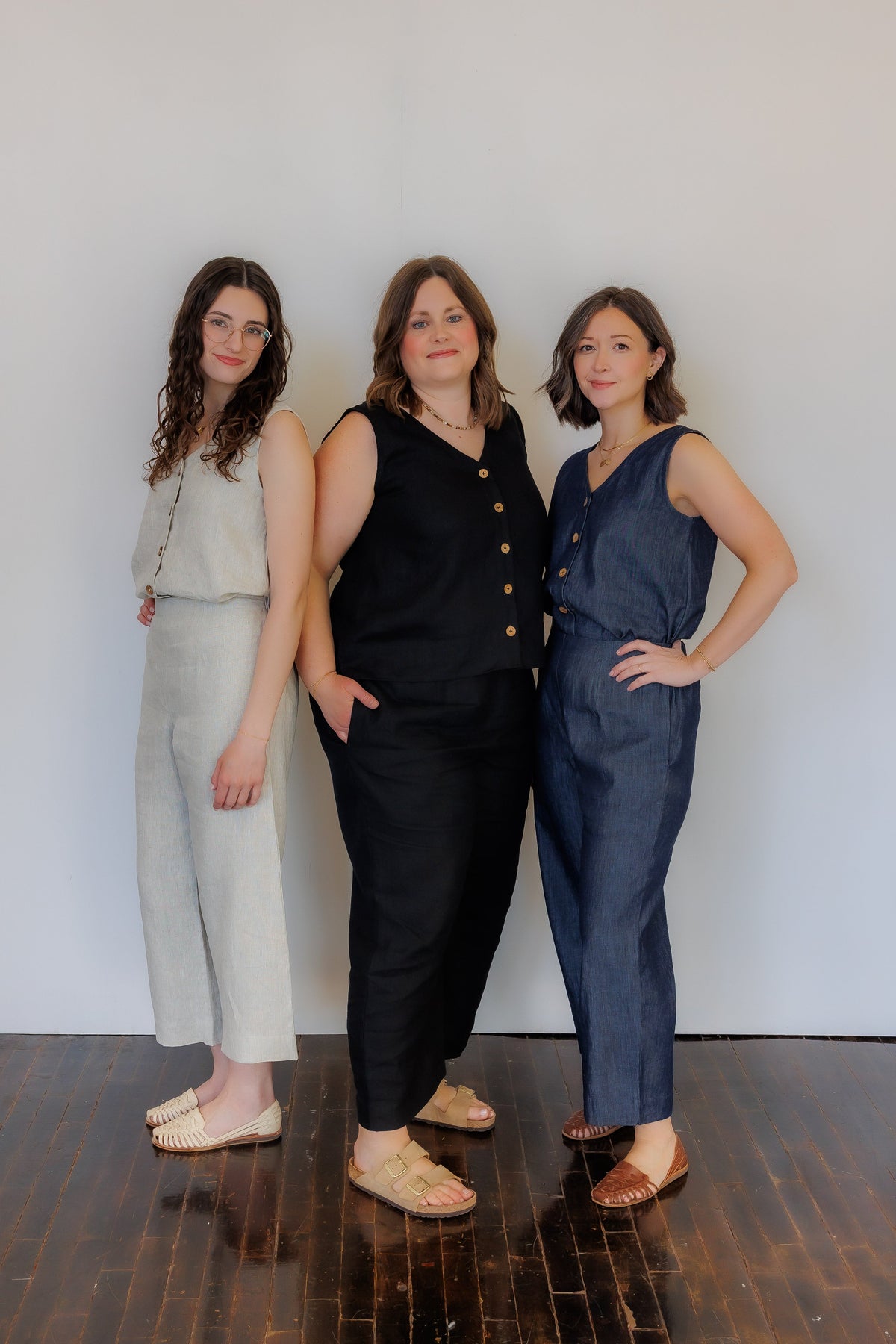 The Harmony Trousers in Black Linen